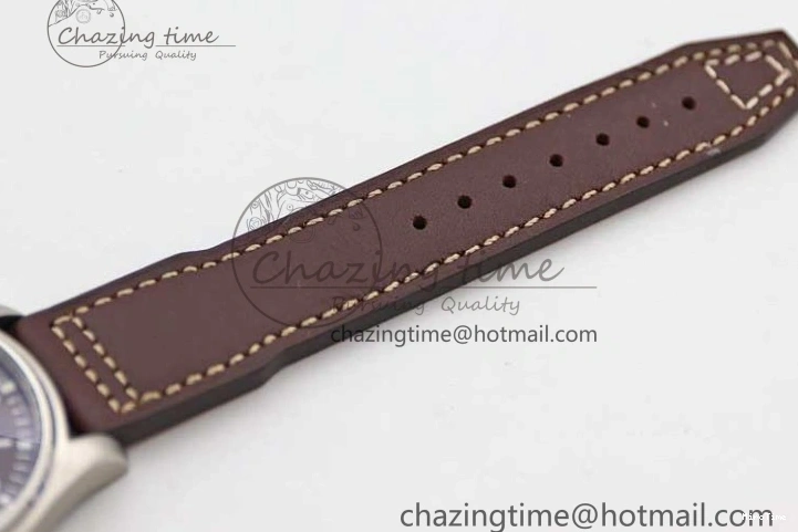 MIROTIME 1226 HighQuality Mark XVIII IW327010 SS M+F 1:1 Best Edition Brown Dial on Brown Leather Strap A 7049